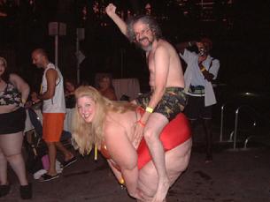 Cal and his wife enjoy a night out on the town