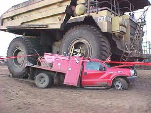 Cal used to drive big trucks