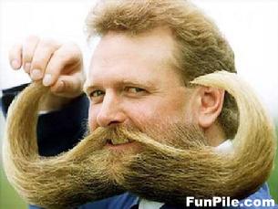 Cal used to have a moustache