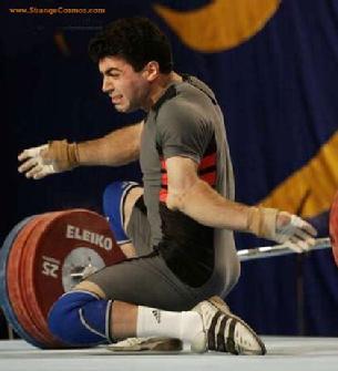 Cal used to lift weights