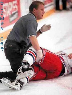 Cal used to play hockey