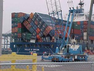 Cal used to stack containers