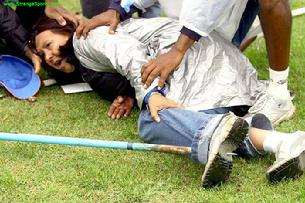 Cal used to throw the javelin
