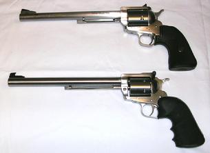 Freedom Arms Model 83 Premier Grade .454 Casull, 10" Barrel and Ruger New Model Super Blackhawk .44 Magnum, 10.5" Barrel