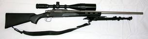 Remington - 700 - Varmint - Bolt-Action Rifle - .223 Remington - 26 Inch Fluted Heavy Barrel - Scope 6.5 x 24 x 50mm AO  3 Color Illuminated Reticle