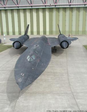 SR-71 Blackbird top view